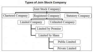 types of joint stock company