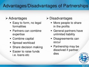 Advantages and Disadvantages of Partnership,