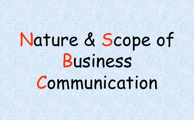 Nature And Scope of Business