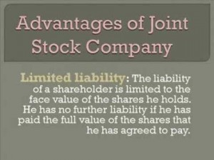 advantages of joint stock company