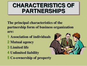 characteristics of partnerships business